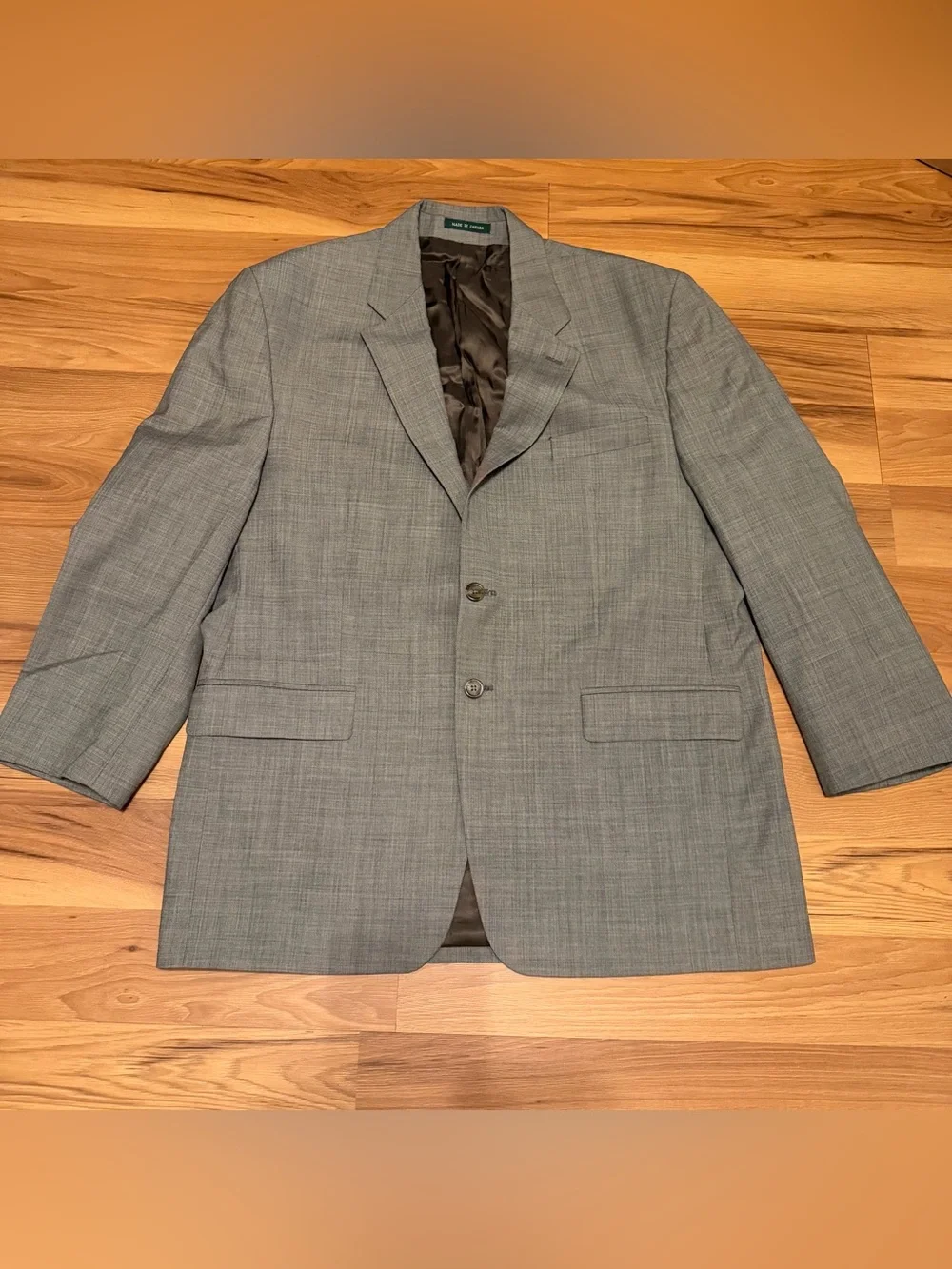 90’s Wool Lauren Ralph Lauren Men's Gray Plaid Sport Coat